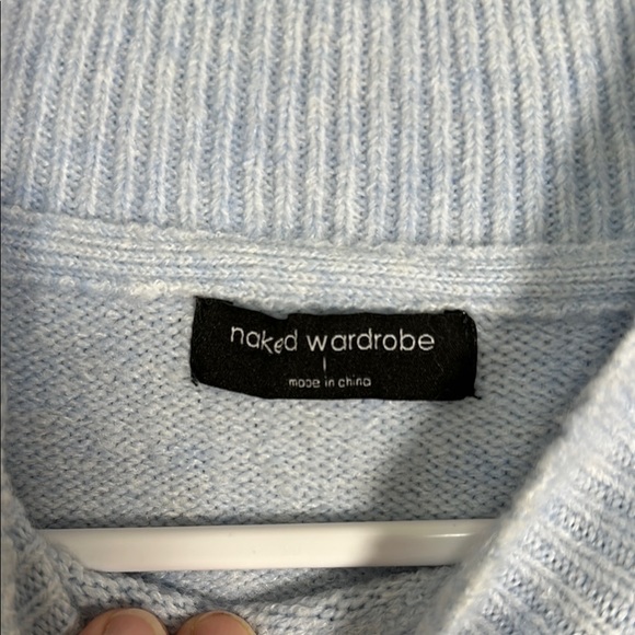 Naked Wardrobe Knit Turtleneck Sweater L - Picture 5 of 6